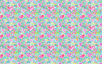 19" x 12" Pattern Acrylic Flutter Hearts | Create With 614