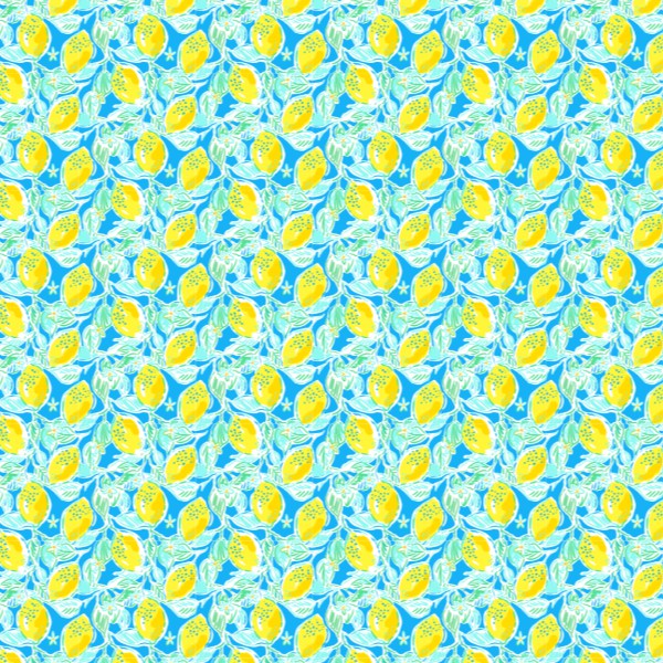 19" x 12" Lemon Squeezy Pattern Acrylic | Create With 614