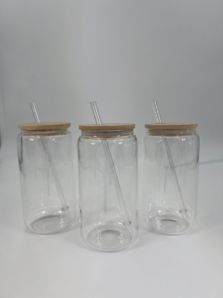 Sublimation Glass Beer Can 16 oz
