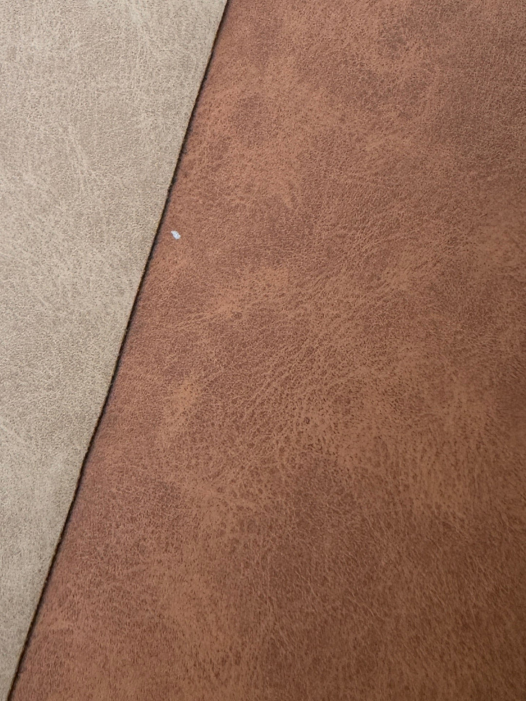 Brown and Tan PU leatherette sublimation