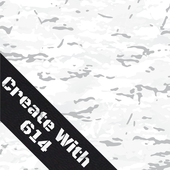 12" x 18" Laserable Leatherette Sheet with Camo pattern with Adhesive - Perfect for laser cutting, engraving and crafting