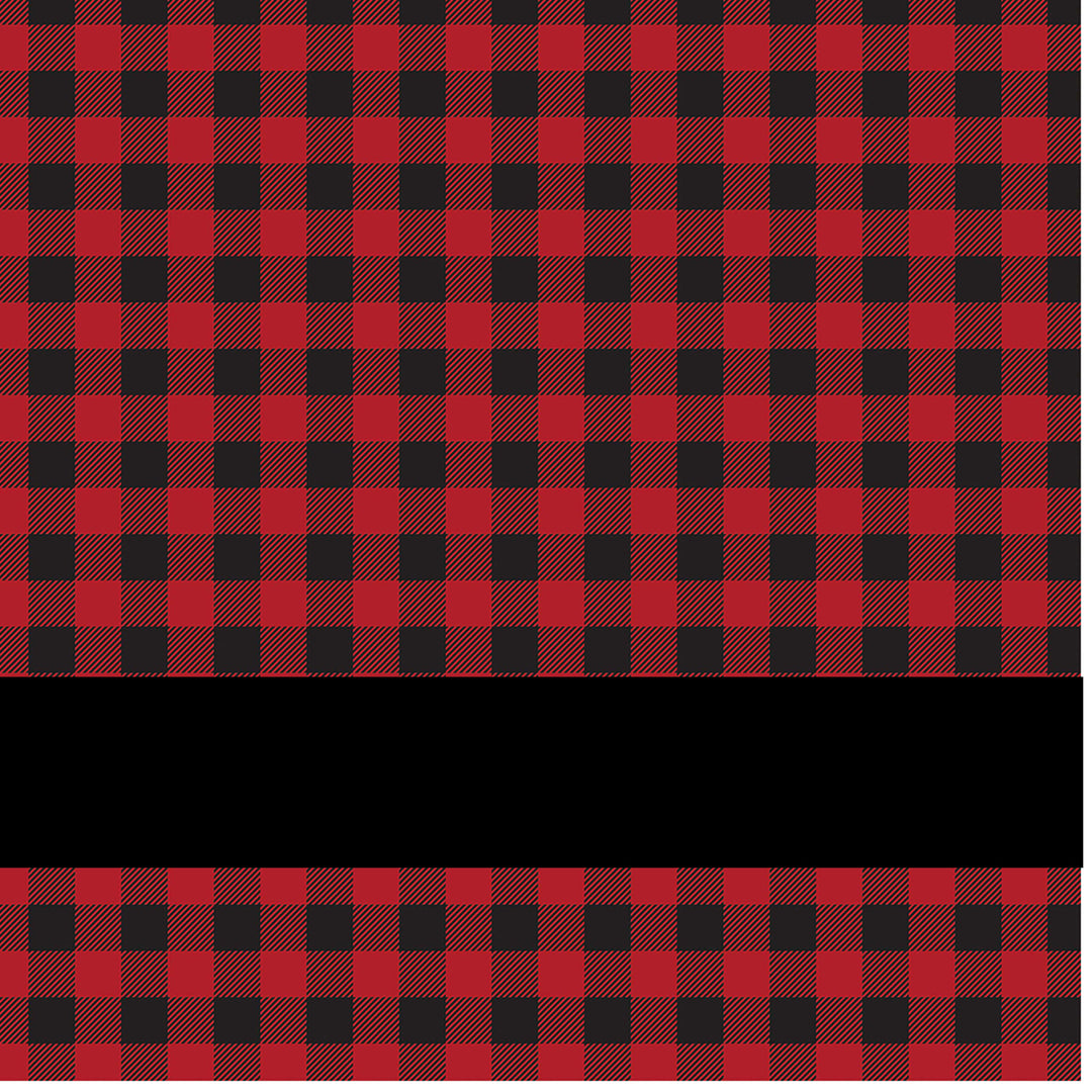 Laserable Leatherette Sheet Red Buffalo Plaid pattern - Perfect for laser cutting, engraving and crafting