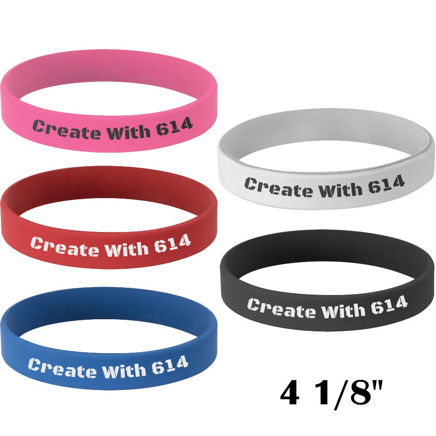 Laserable Silicone Bracelet 4 1/8" | Create With 614