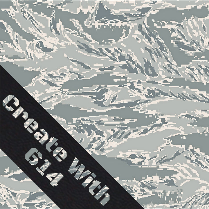 12" x 18" Laserable Leatherette Sheet with Camo pattern with Adhesive - Perfect for laser cutting, engraving and crafting