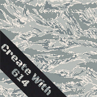 12" x 18" Laserable Leatherette Camouflage Sheet with Adhesive