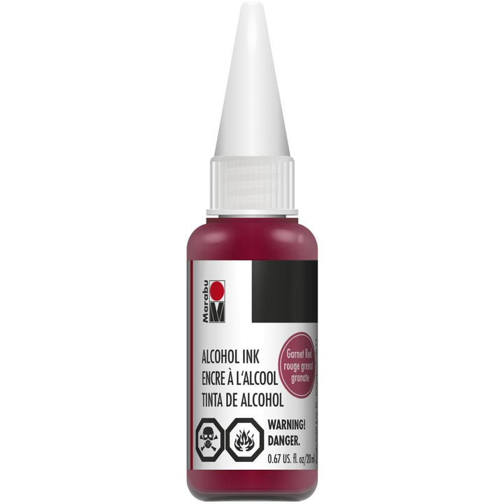 Marabu Alcohol Ink Garnet Red 20ml