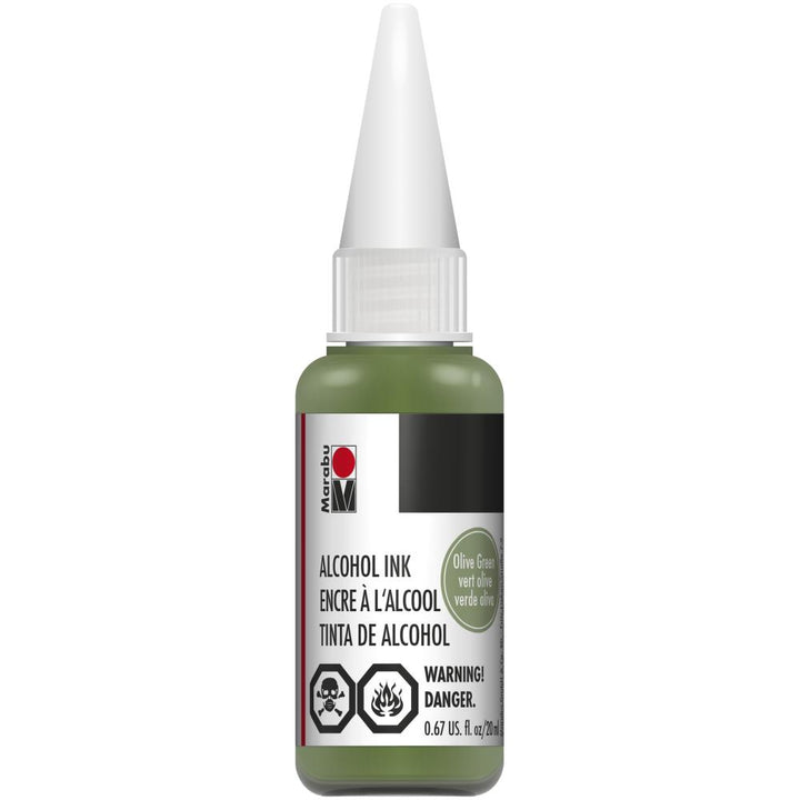 Marabu Alcohol Ink Olive Green 20ml