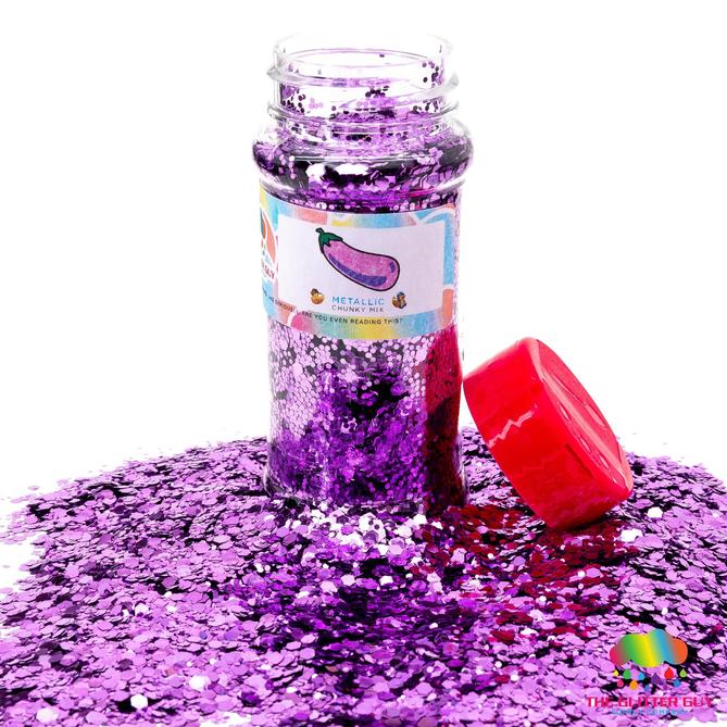 The Glitter Guy - Eggplant