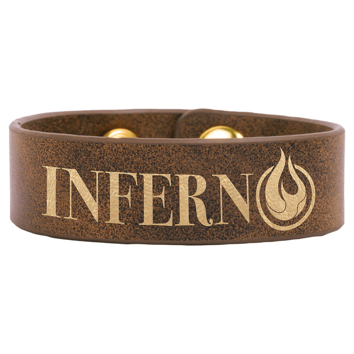 Youth Cuff Bracelet Laserable Leatherette 8 1/2" x 3/4"