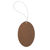 Ornament Laserable Leatherette Oval