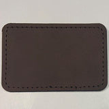 Laserable Leatherette Patch Rectangle 3" x 2" x 1/32" with Adhesive
