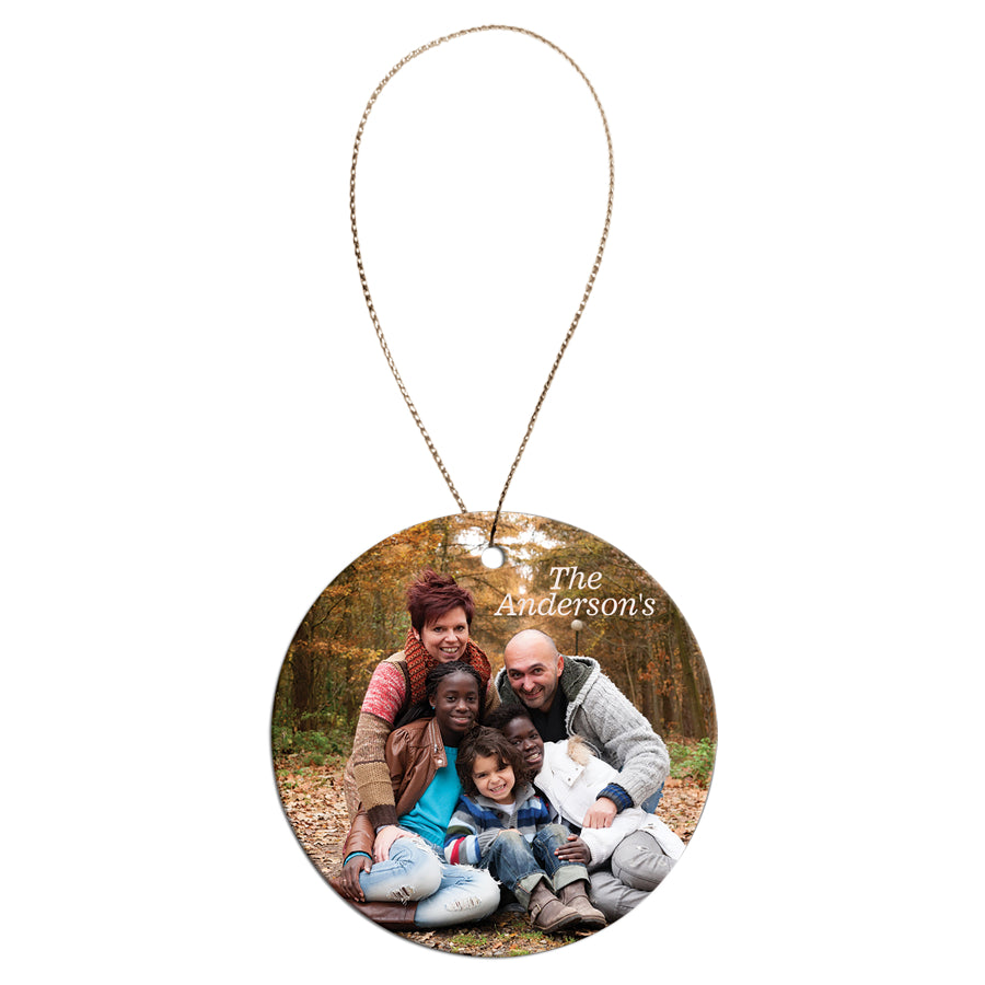 Sublimatable Round Ceramic Ornament