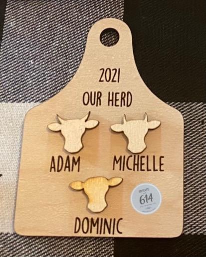 Our Herd  Ornament