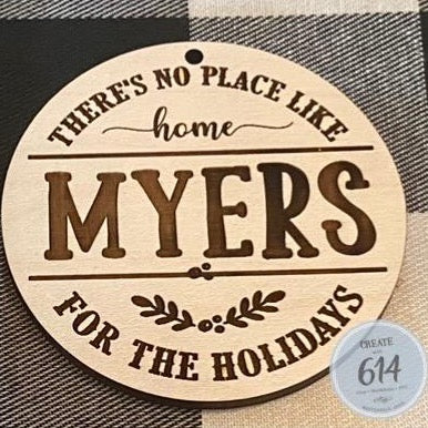 No Place Like Home Name 2021 Ornament