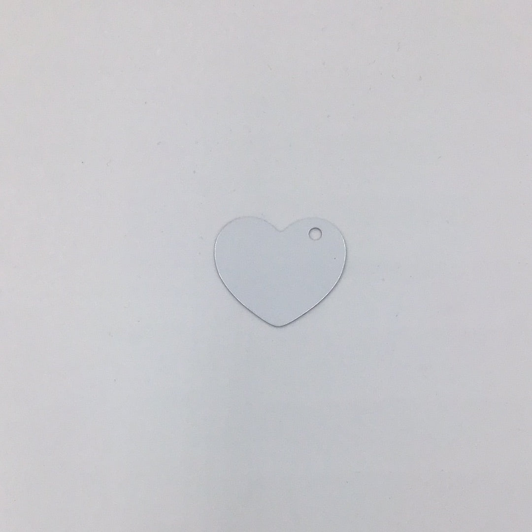 Sublimation Aluminum Heart Keychain