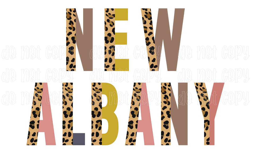 New Albany Half Leopard - Digital File ONLY
