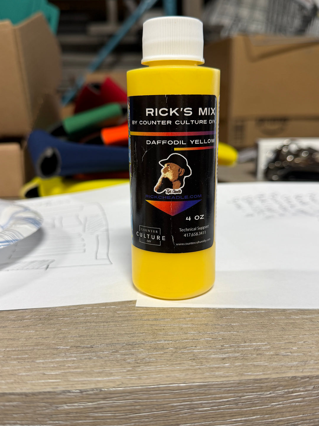 Rick's Mix 4oz Paint Pour Paint ONLINE TENT SALE