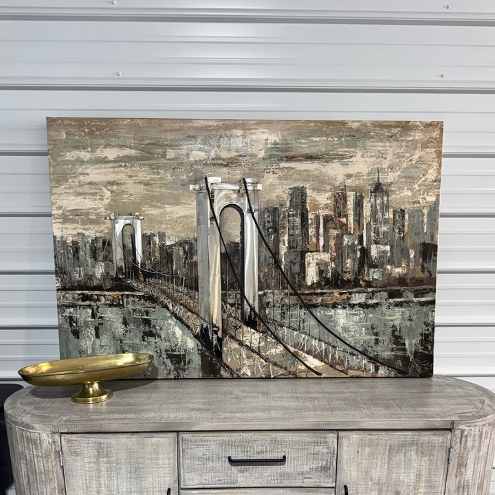 Art 05 – Brooklyn Bridge, front view