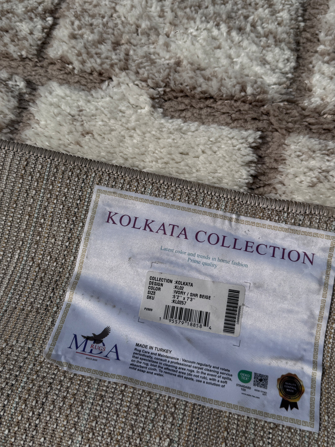 MDA Kolkata Collection 5x7 Rug