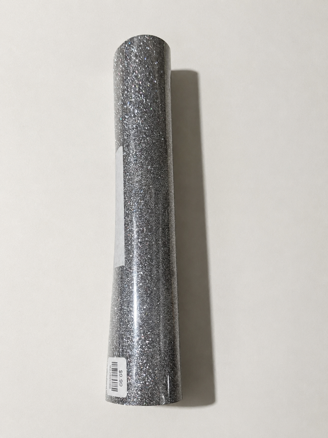 Single roll of Siser Glitter heat transfer vinyl in Silver