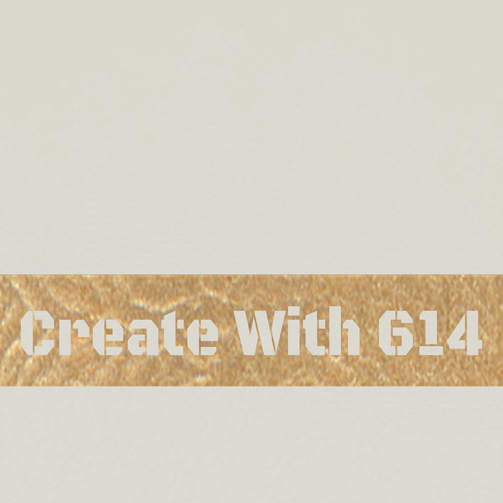 12" x 24" White Gold Laserable Leatherette Sheet - Perfect for laser cutting, engraving and crafting