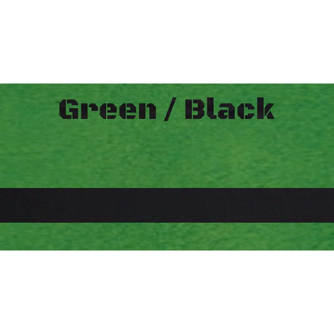 12" x 24" Green / Black Laserable Leatherette Fabric Sheet Without Gray Backer | Create With 614