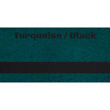 12" x 24" Turquoise / Black Laserable Leatherette Fabric Sheet Without Gray Backer | Create With 614