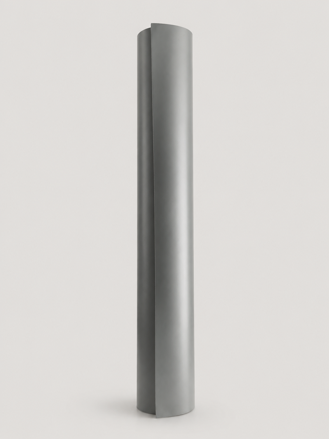 One yard roll of silver grey satin metallic heat transfer vinyl