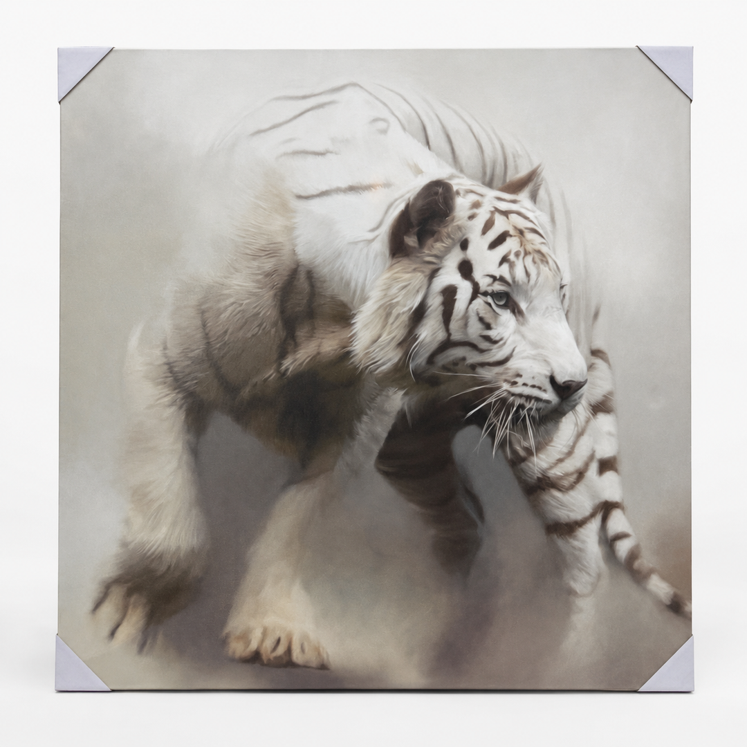 White tiger canvas, gallery wrapped