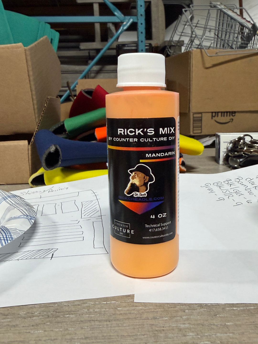Rick's Mix 4oz Paint Pour Paint ONLINE TENT SALE
