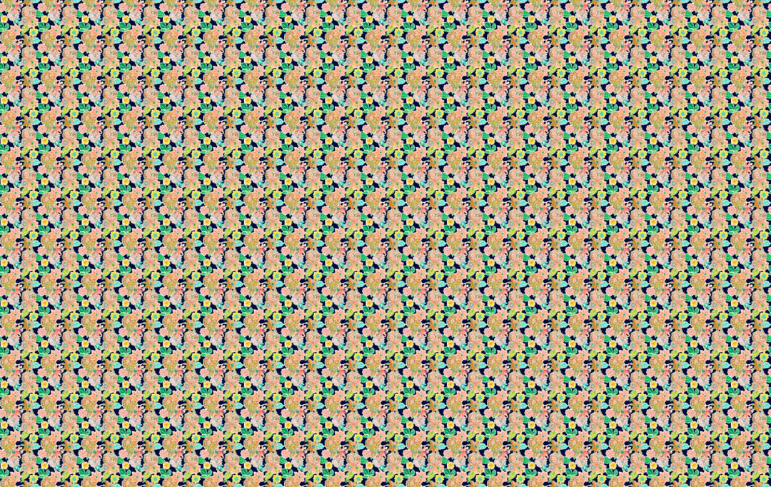 19" x 12" Pattern Acrylic Vintage Flowers | Create With 614