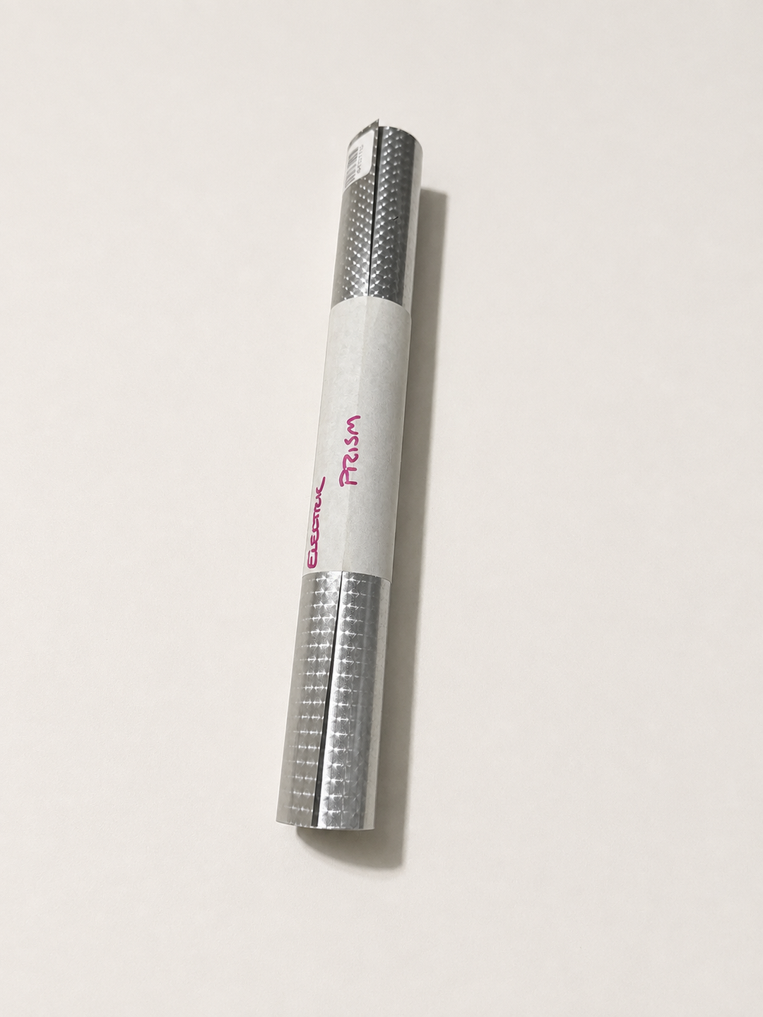 Roll of Siser Holographic heat transfer vinyl in Electric Prism, silver with a diamond starburst pattern