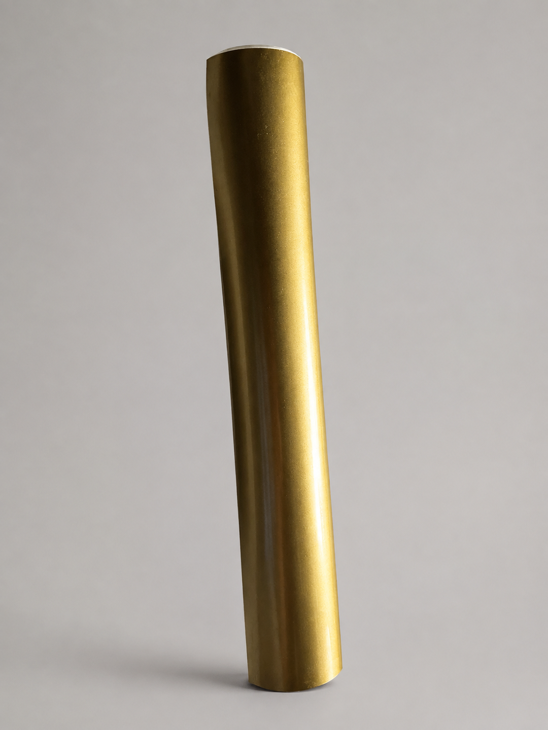 One yard roll of gold metallic heat transfer vinyl