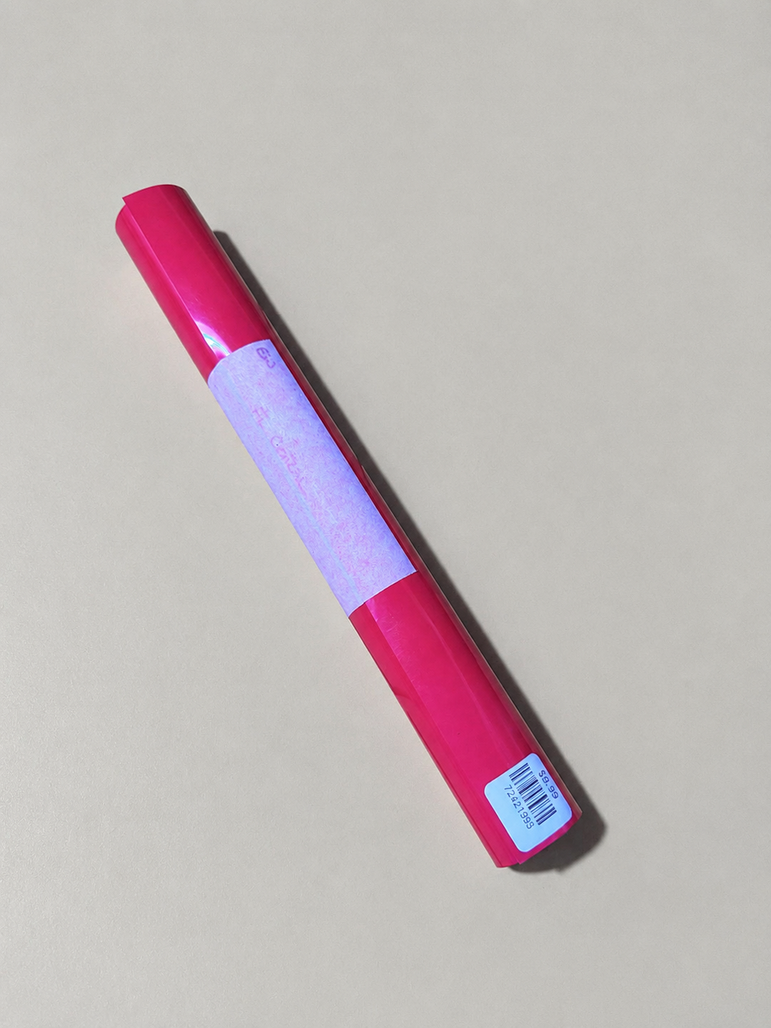 Roll of Siser EasyWeed heat transfer vinyl in Cerise, a deep raspberry gloss