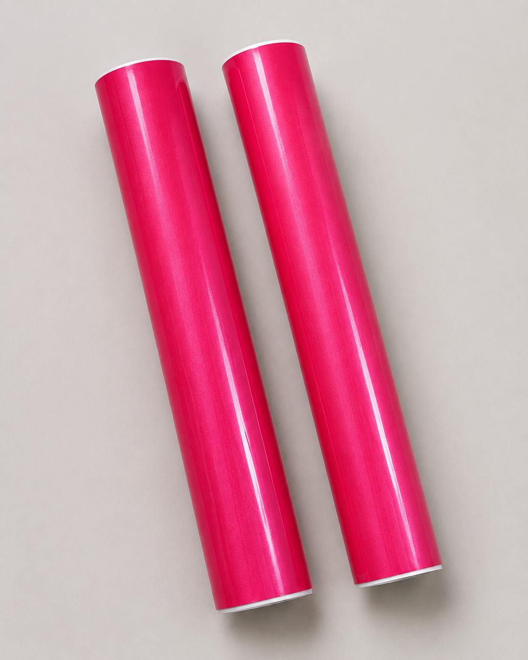 One yard roll of hot pink gloss heat transfer vinyl
