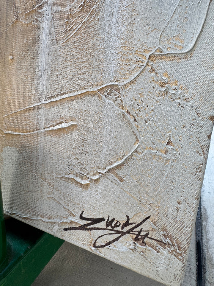 Artist signature, lower right