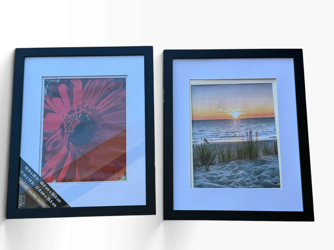 Lot 58 – Black Matted Picture Frames, Set of 4
