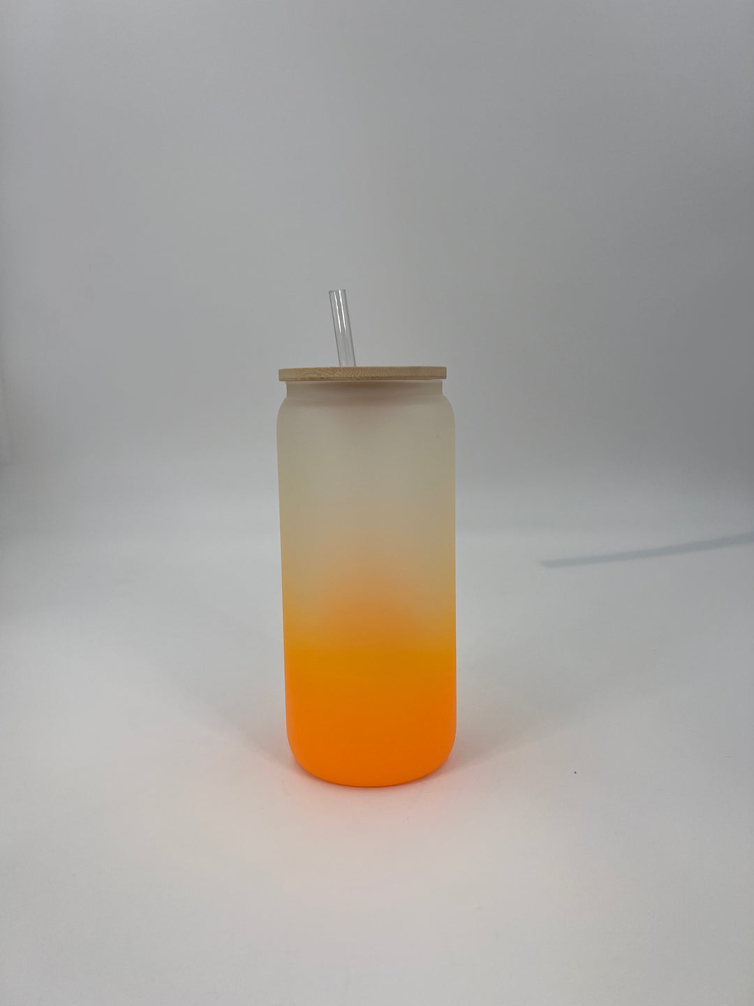 Sublimation Frosted Color Gradient Glass Beer Can 20 oz
