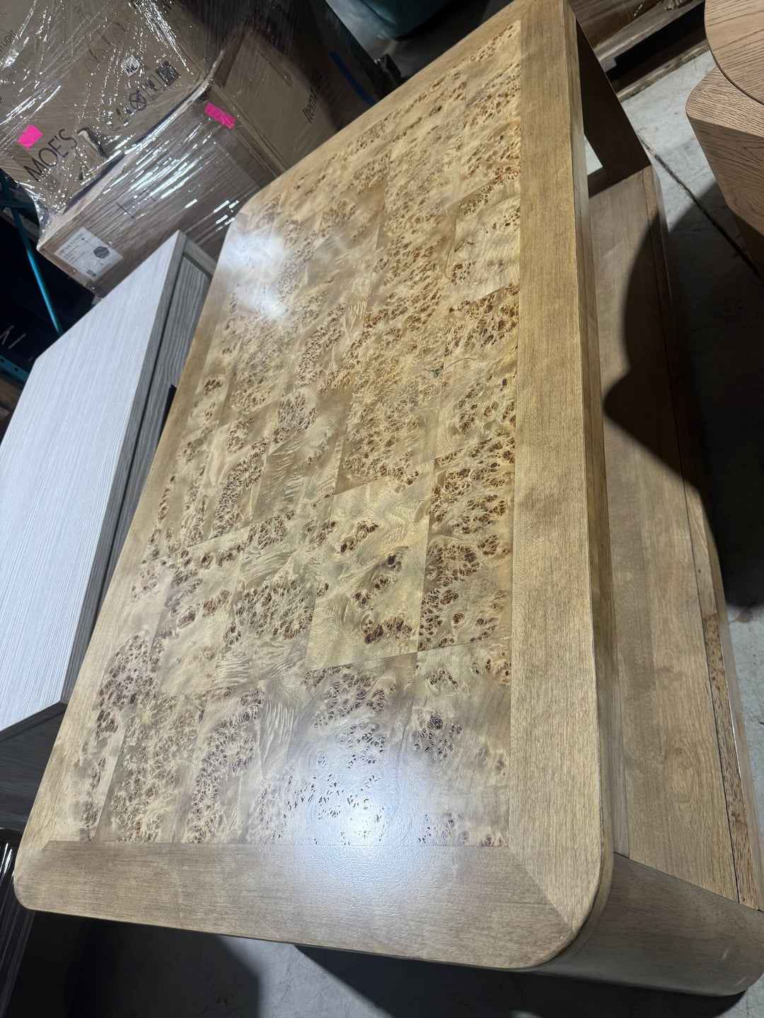 Burl Wood Coffee Table