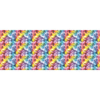 4" x 10" Pattern Acrylic Smokey Rainbow