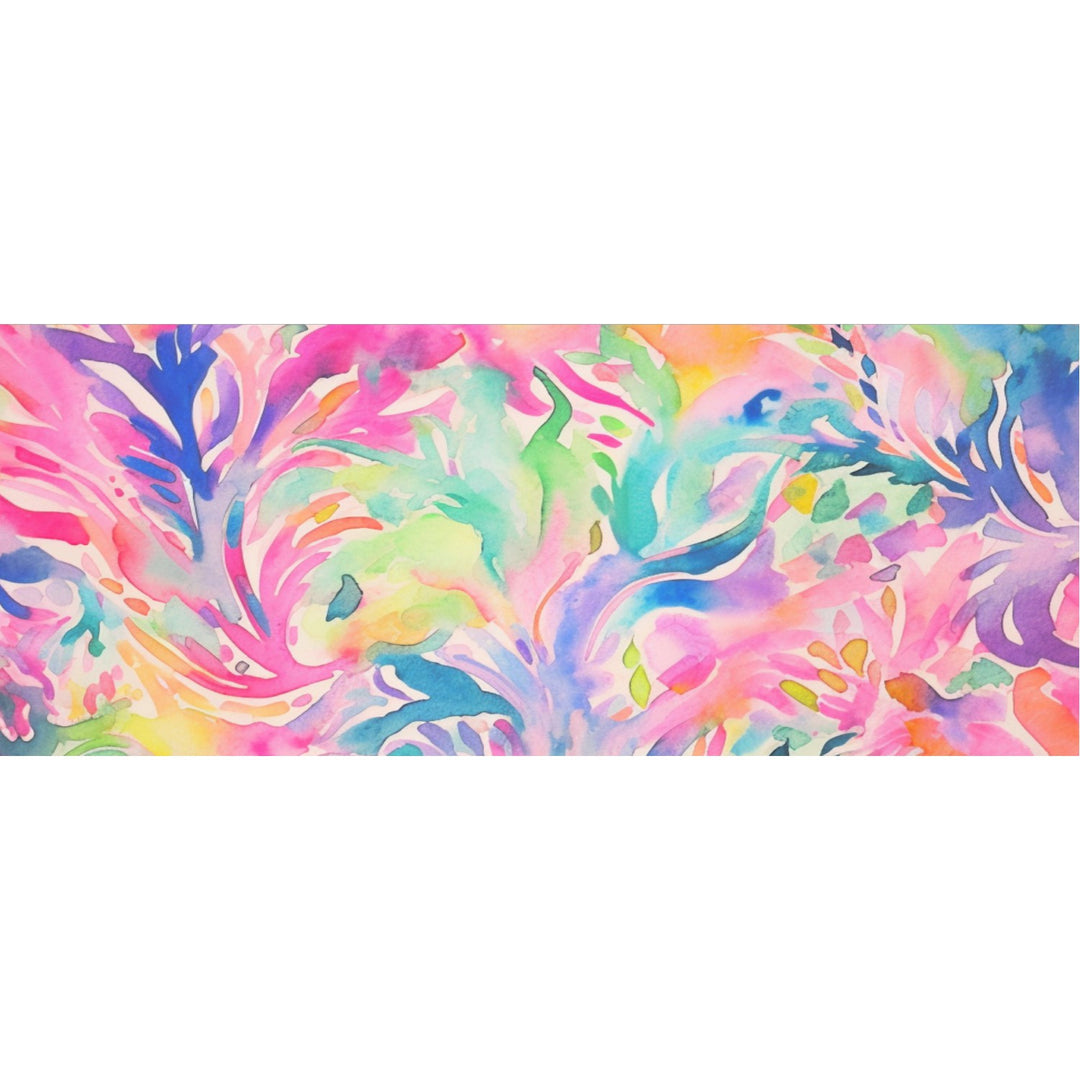4" x 10" Pattern Watercolor Ponder