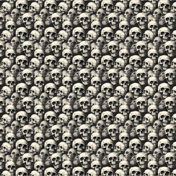 4" x 4" Pattern Acrylic And Crossbones | Create With 614