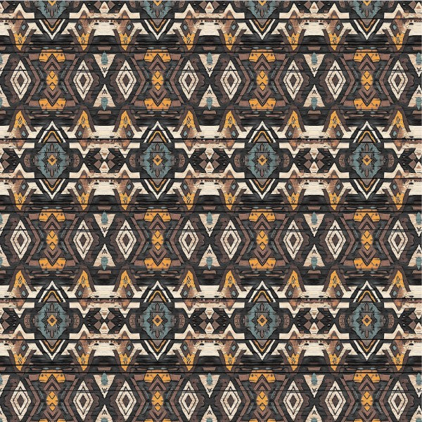 4" x 4" Pattern Acrylic Distressed Aztec