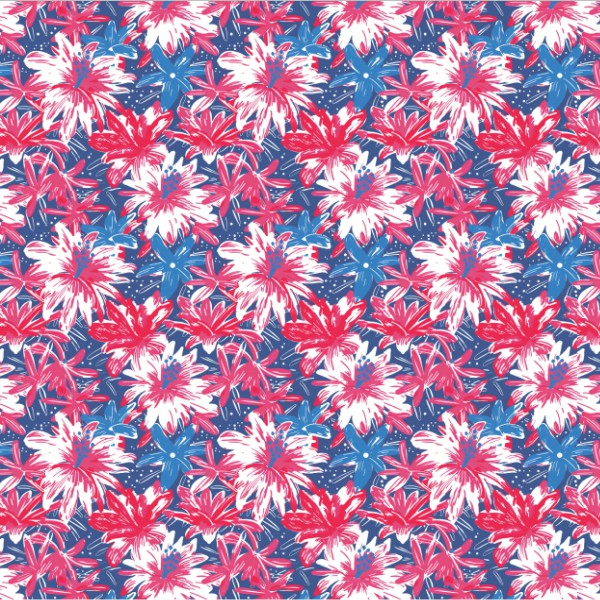 4" x 10" Pattern Acrylic Freedom Flowers | Create With 614