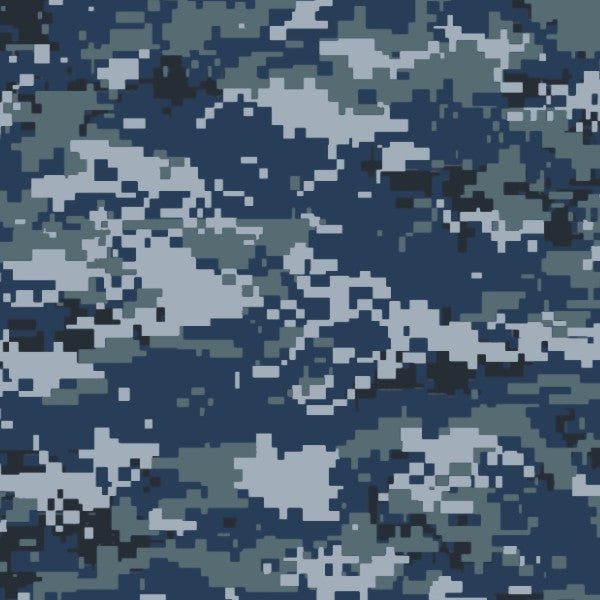 4" x 4" Pattern Acrylic Navy Digital Camo | Create With 614