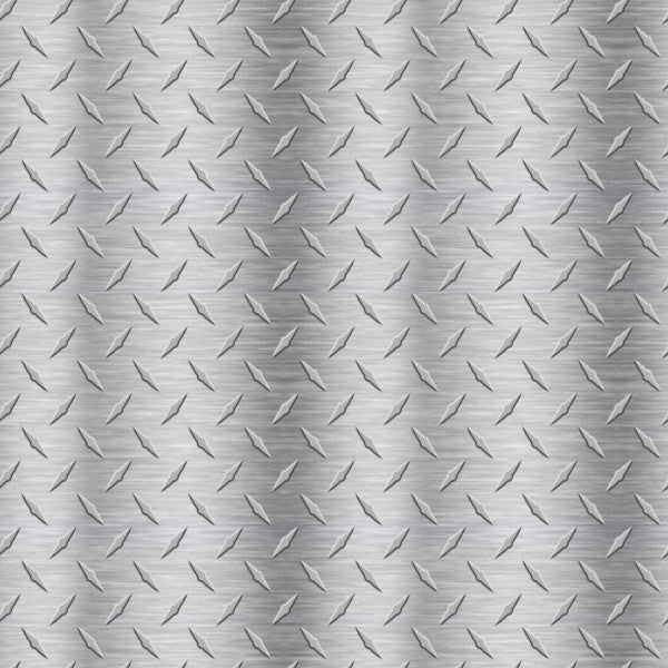 4" x 4" Pattern Acrylic Steel Plate
