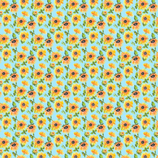 19" x 12" Pattern Acrylic Sunflower Afternoon | Create With 614