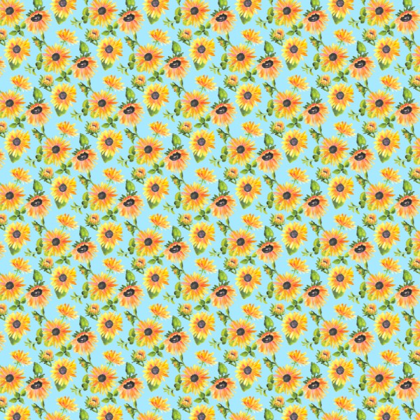 4" x 4" Pattern Acrylic Sunflower Afternoon | Create With 614