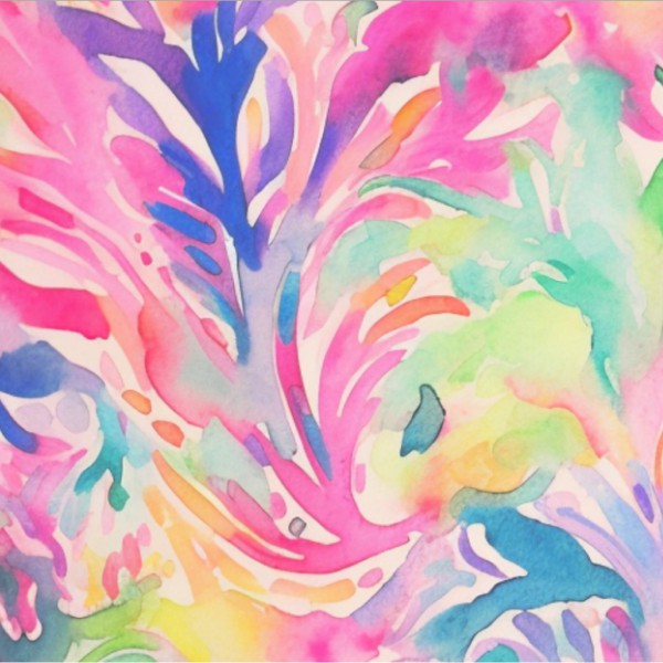 4" x 10" Pattern Watercolor Ponder