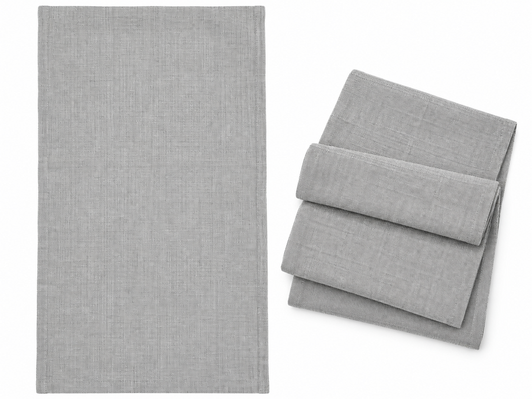 Lot 111 - Gray Textured Woven Table Runner